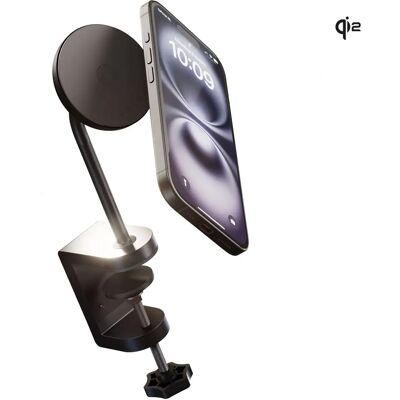 Zens Mount Pro 2 Draadloze Oplader - 15W, Zwart Zens Mount Pro 2 Draadloze Oplader - 15W, Zwart