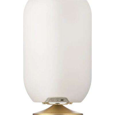 Lampe de Table LED Kooduu Atmos - Haut-parleur Bluetooth, Gobelet à Glace, Blanc - Publicité Lampe de Table LED Kooduu Atmos - Haut-parleur Bluetooth, Gobelet à Glace, Blanc - Publicité