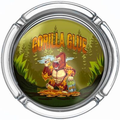 Best Buds Gorilla Glue Duża Szklana Popielniczka - Popielniczka Best Buds Gorilla Glue Duża Szklana Popielniczka - Popielniczka