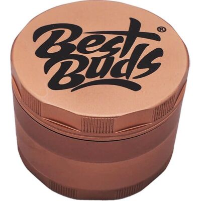 Młynek Aluminiowy Best Buds Różowe Złoto - 60mm - 4 Części Młynek Aluminiowy Best Buds Różowe Złoto - 60mm - 4 Części