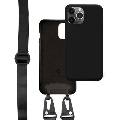 Coverzs - iPhone 12 Pro Max - Zwart - Silicone case Coverzs - iPhone 12 Pro Max - Zwart - Silicone case