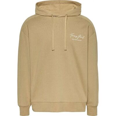 Tommy Jeans Dna Hoodie béžová - Mikina s kapucí Tommy Jeans Dna Hoodie béžová - Mikina s kapucí