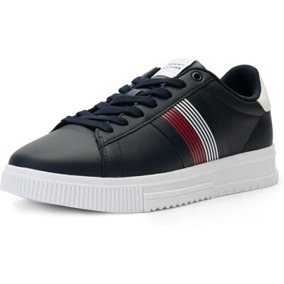 Tommy Hilfiger Supercup Lth Bleu marine - Sneakers Tommy Hilfiger Supercup Lth Bleu marine - Sneakers