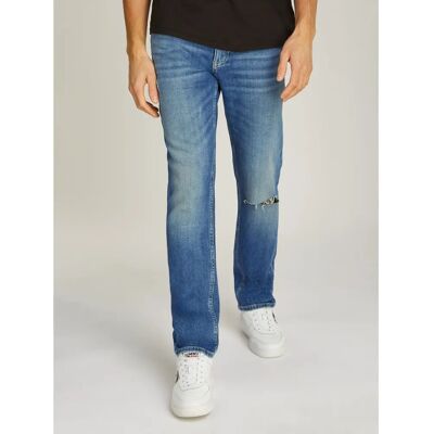 Jeans Slim-fit Tommy Jeans - Średni Postarzany Denim - Mężczyzna Jeans Slim-fit Tommy Jeans - Średni Postarzany Denim - Mężczyzna