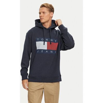 Tommy Jeans Relaxed Hoodie - Navy/Navy/Navy - Bluzy z kapturem Tommy Jeans Relaxed Hoodie - Navy/Navy/Navy - Bluzy z kapturem