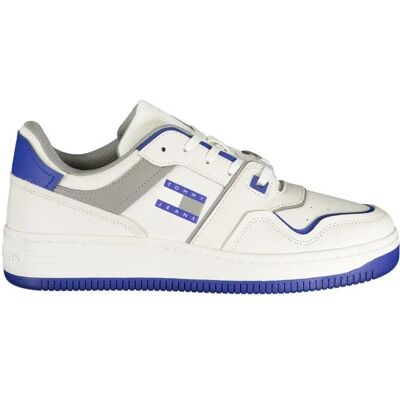 Tommy Hilfiger Pantofi sport scurți din poliester albi - Pantofi sport Tommy Hilfiger Pantofi sport scurți din poliester albi - Pantofi sport