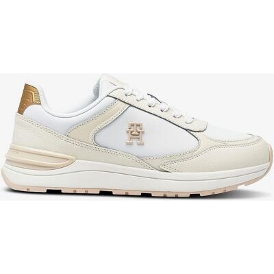 Tommy Hilfiger Baskets en cuir blanc - Baskets - Publicité Tommy Hilfiger Baskets en cuir blanc - Baskets - Publicité
