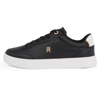 Tommy Hilfiger Essentiel Chic Baskets à Lacets - Sneakers - Publicité Tommy Hilfiger Essentiel Chic Baskets à Lacets - Sneakers - Publicité