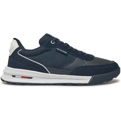 Tommy Hilfiger Baskets en Cuir Rétro - Trainers - Publicité Tommy Hilfiger Baskets en Cuir Rétro - Trainers - Publicité