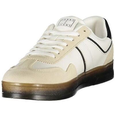 Λευκά Δερμάτινα Παπούτσια Tommy Hilfiger - Sneakers Λευκά Δερμάτινα Παπούτσια Tommy Hilfiger - Sneakers