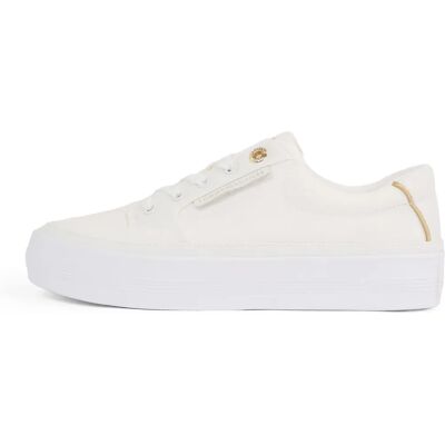 Tommy Hilfiger FW0FW08323 Chaussures décontractées blanches - Publicité Tommy Hilfiger FW0FW08323 Chaussures décontractées blanches - Publicité