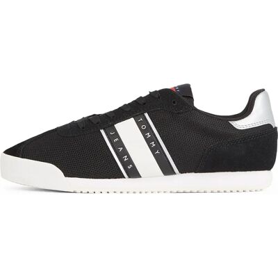 Tommy Hilfiger Damen Hochtaillierter Falten Wollrock - Schwarz - Größe 3,5 Tommy Hilfiger Damen Hochtaillierter Falten Wollrock - Schwarz - Größe 3,5