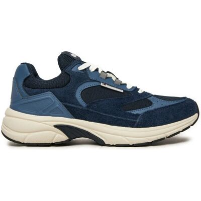 Tommy Jeans EM0EM01501 Dunkelblau Wildleder Sneakers - Sneakers Tommy Jeans EM0EM01501 Dunkelblau Wildleder Sneakers - Sneakers