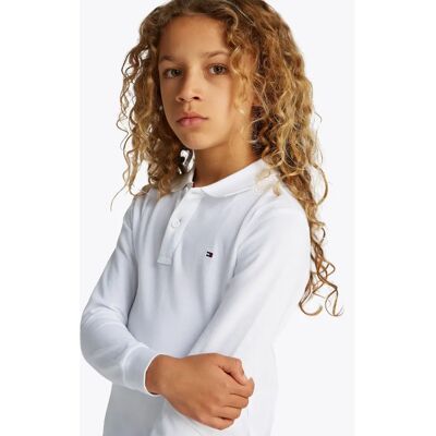 TOMMY HILFIGER - REG POLO LS - Hvit - 164 - Polo shirt TOMMY HILFIGER - REG POLO LS - Hvit - 164 - Polo shirt