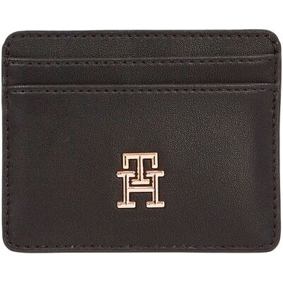 Tommy Hilfiger - Model TH Logotape CC Holder - Sort - Kortholder Tommy Hilfiger - Model TH Logotape CC Holder - Sort - Kortholder