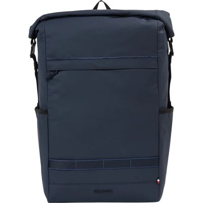 Tommy Hilfiger Dark Blue Casual Nylon Textile Backpack - Backpack Tommy Hilfiger Dark Blue Casual Nylon Textile Backpack - Backpack
