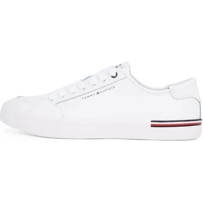 Baskets Tommy Hilfiger Core Corporate en Cuir - Baskets - Publicité Baskets Tommy Hilfiger Core Corporate en Cuir - Baskets - Publicité