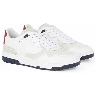 Tommy Hilfiger Basket en Cuir - Sneakers - Publicité Tommy Hilfiger Basket en Cuir - Sneakers - Publicité