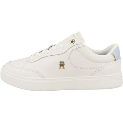 Baskets Tommy Hilfiger Essential Chic Court - Bleu, Cuir, Résistantes - Publicité Baskets Tommy Hilfiger Essential Chic Court - Bleu, Cuir, Résistantes - Publicité