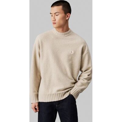 Calvin Klein Jeans Boucle Boxy Sweater - Sweter Calvin Klein Jeans Boucle Boxy Sweater - Sweter