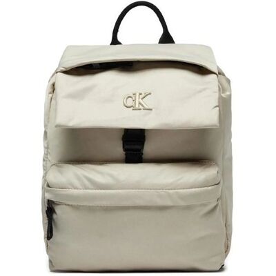 Calvin Klein Jeans - IU0IU00632 Sac à Dos - Beige - Sac à Dos - Publicité Calvin Klein Jeans - IU0IU00632 Sac à Dos - Beige - Sac à Dos - Publicité