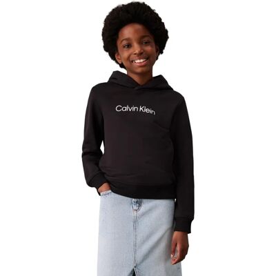 Bluza z kapturem Calvin Klein Czarna - Unisex Dzieci Bluza z kapturem Calvin Klein Czarna - Unisex Dzieci