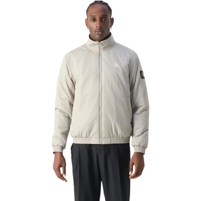 Calvin Klein Jeans Green Recycled Nylon Casual Jacket - Jacket Calvin Klein Jeans Green Recycled Nylon Casual Jacket - Jacket