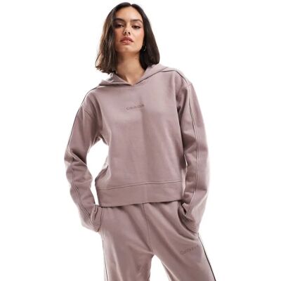 Felpa Calvin Klein Sand Trap - Vestibilità regolare, Logo tono su tono, Leggera Felpa Calvin Klein Sand Trap - Vestibilità regolare, Logo tono su tono, Leggera
