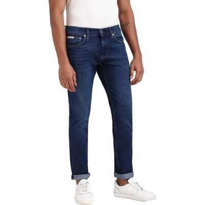 Calvin Klein Jeans J30J326530 Tmavomodrá Slim Fit - Jeans Calvin Klein Jeans J30J326530 Tmavomodrá Slim Fit - Jeans
