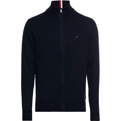 Tommy Hilfiger Baumwolle Kaschmir Zip-Thru Cardigan (MW0MW28050) - Wüstensky Tommy Hilfiger Baumwolle Kaschmir Zip-Thru Cardigan (MW0MW28050) - Wüstensky