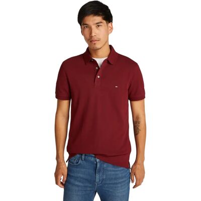 TOMMY HILFIGER Slim Fit Deep Rouge Poloshirt TOMMY HILFIGER Slim Fit Deep Rouge Poloshirt