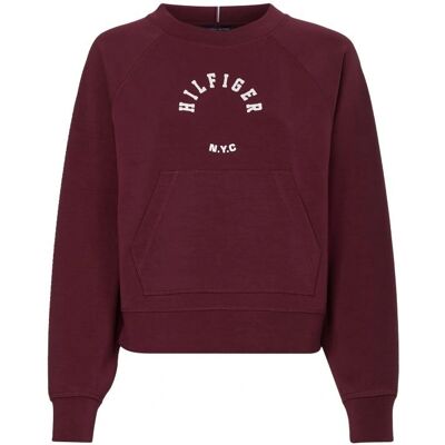 Tommy Hilfiger Sueded Modal C NK - Hanorac de tenis - Femeie Tommy Hilfiger Sueded Modal C NK - Hanorac de tenis - Femeie