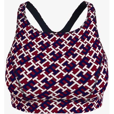 Sujetador estampado Tommy Hilfiger - XS - Soporte Medio - Ropa Deportiva Casual Sujetador estampado Tommy Hilfiger - XS - Soporte Medio - Ropa Deportiva Casual