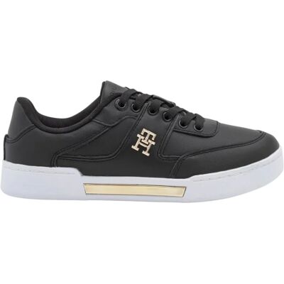 Tommy Hilfiger Devon Leder Freizeit-Sneaker - Turnschuh Tommy Hilfiger Devon Leder Freizeit-Sneaker - Turnschuh