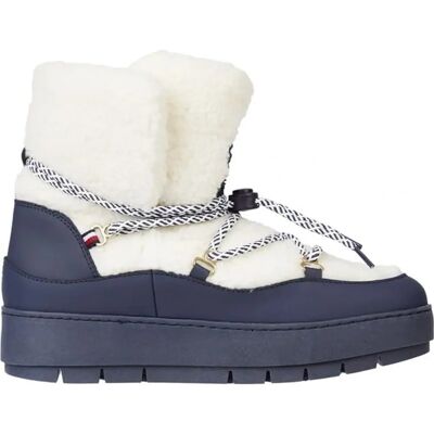 Tommy Hilfiger Th Faux Fur Snow Bootie - Snow Bootie - Publicité Tommy Hilfiger Th Faux Fur Snow Bootie - Snow Bootie - Publicité