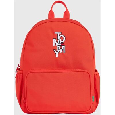 Tommy Hilfiger AU0AU01551 Rucksack - Recycelter Polyester, Rot, Groß Tommy Hilfiger AU0AU01551 Rucksack - Recycelter Polyester, Rot, Groß