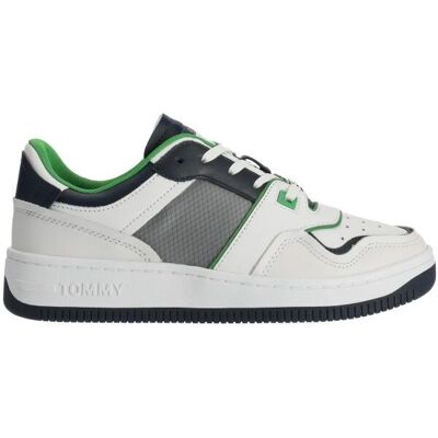 Adidași din plasă albi Tommy Jeans - Sneakers Adidași din plasă albi Tommy Jeans - Sneakers