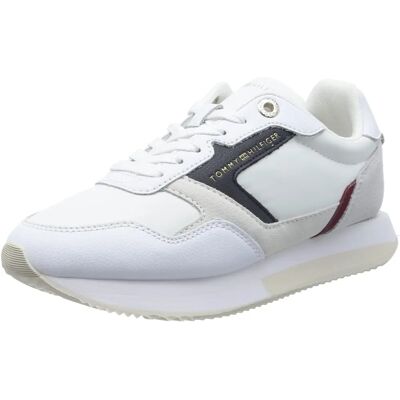 Tommy Hilfiger FW069470K9 Zapatillas de mujer blancas todo el año Tommy Hilfiger FW069470K9 Zapatillas de mujer blancas todo el año