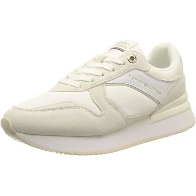 Tommy Hilfiger Höjda Damsneakers Vita - Casualskor Tommy Hilfiger Höjda Damsneakers Vita - Casualskor