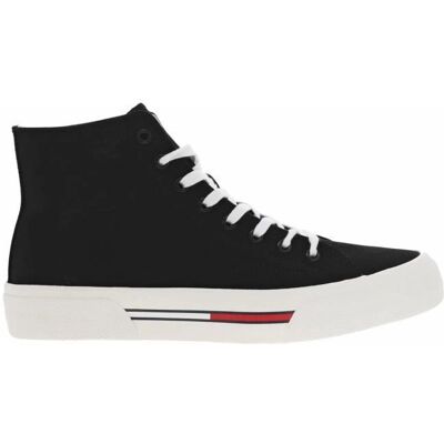 Tommy Jeans Canvas Sneakers - Zwart - Mannen Tommy Jeans Canvas Sneakers - Zwart - Mannen