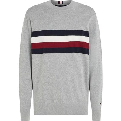Πουλόβερ σε γκρι μελαγχρωμένο Tommy Hilfiger - Πουλόβερ Πουλόβερ σε γκρι μελαγχρωμένο Tommy Hilfiger - Πουλόβερ