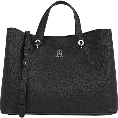 Tommy Hilfiger Emblem Shopper (AW0AW15177-BDS) noir Tommy Hilfiger Emblem Shopper (AW0AW15177-BDS) noir