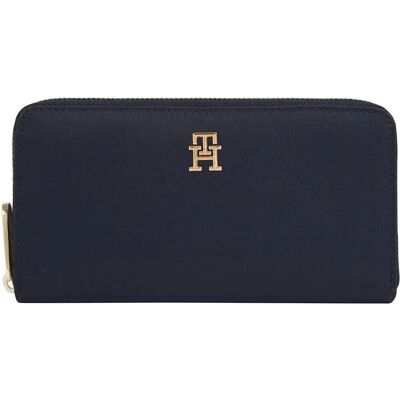Tommy Hilfiger TH Poppy Plånbok (AW0AW15642) - rymd blå Tommy Hilfiger TH Poppy Plånbok (AW0AW15642) - rymd blå
