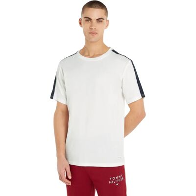 Tommy Hilfiger TH Established Stripe Sleeve Lounge T-Shirt (UM0UM03005) - off white Tommy Hilfiger TH Established Stripe Sleeve Lounge T-Shirt (UM0UM03005) - off white