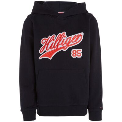 Sweat à Capuche Tommy Hilfiger - Logo, Coupe Régulière - Publicité Sweat à Capuche Tommy Hilfiger - Logo, Coupe Régulière - Publicité