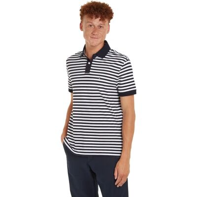 Tommy Hilfiger 1985 Regular Fit Polo (MW0MW17770) - ökenhimmel/vit Tommy Hilfiger 1985 Regular Fit Polo (MW0MW17770) - ökenhimmel/vit