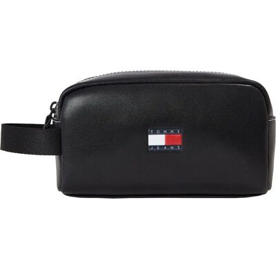 Tommy Jeans Heritage Skórzana Kosmetyczka - Kosmetyczka Tommy Jeans Heritage Skórzana Kosmetyczka - Kosmetyczka
