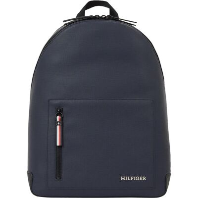 Rucsac Piqué albastru Tommy Hilfiger cu compartiment pentru laptop - Rucsac Rucsac Piqué albastru Tommy Hilfiger cu compartiment pentru laptop - Rucsac