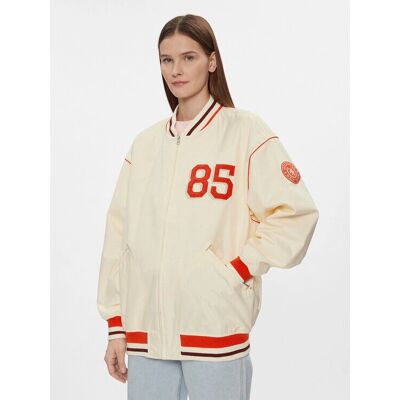 Oversized beżowa kurtka Tommy Hilfiger - Kurtka Oversized beżowa kurtka Tommy Hilfiger - Kurtka
