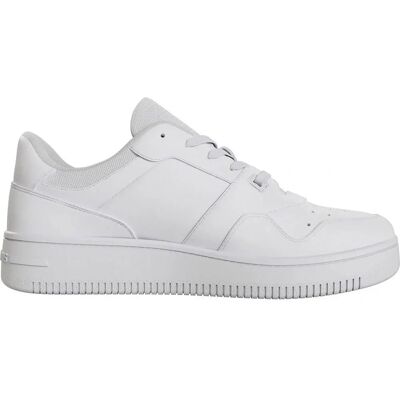 Tommy Jeans Leren Sneakers - Casual Sportieve Schoenen voor Vrouwen Tommy Jeans Leren Sneakers - Casual Sportieve Schoenen voor Vrouwen